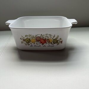 Vintage Corningware Corelle Spice of Life Le Persil La Sauge Baking Pan
